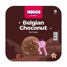 The Hocco Belgian Choconut ice cream is a 750ml tub of creamy,